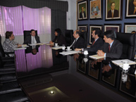 La delegación de la CIDH se reunió con magistrados de la Corte Suprema de Justicia de Honduras al inicio y al cierre de la visita a Honduras de agosto de 2009. Crédito: Cortesía de la Corte Suprema de Justicia de Honduras.